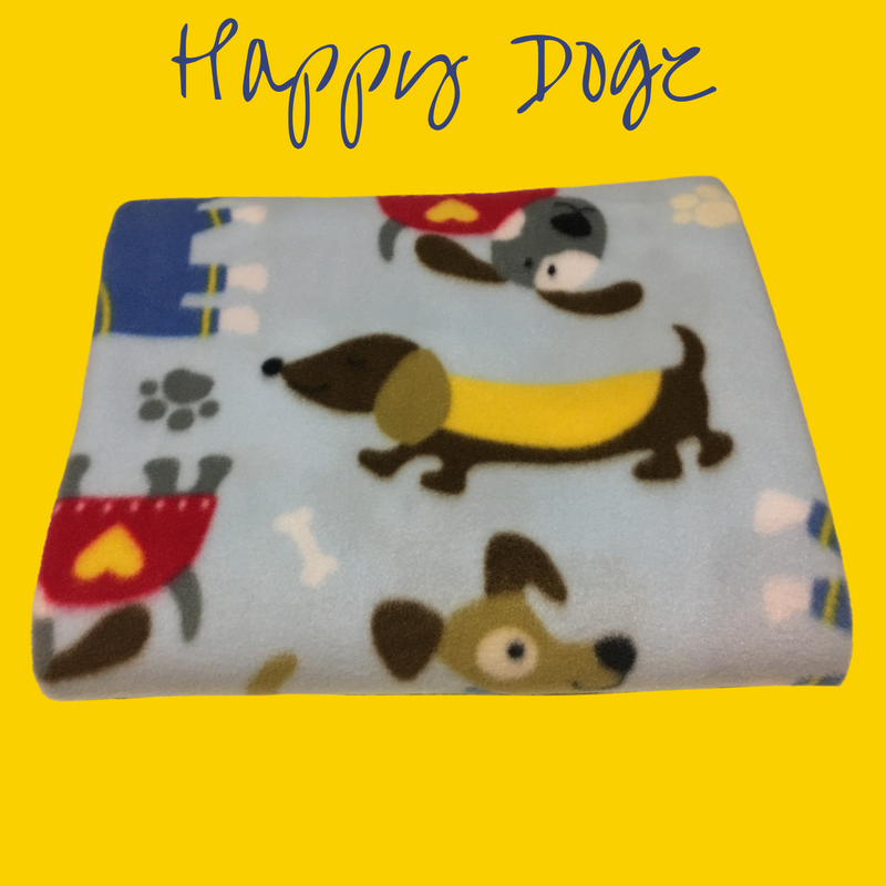 40" x 50" handmade fleece blanket for you or your pets. Blanket edges are finished.