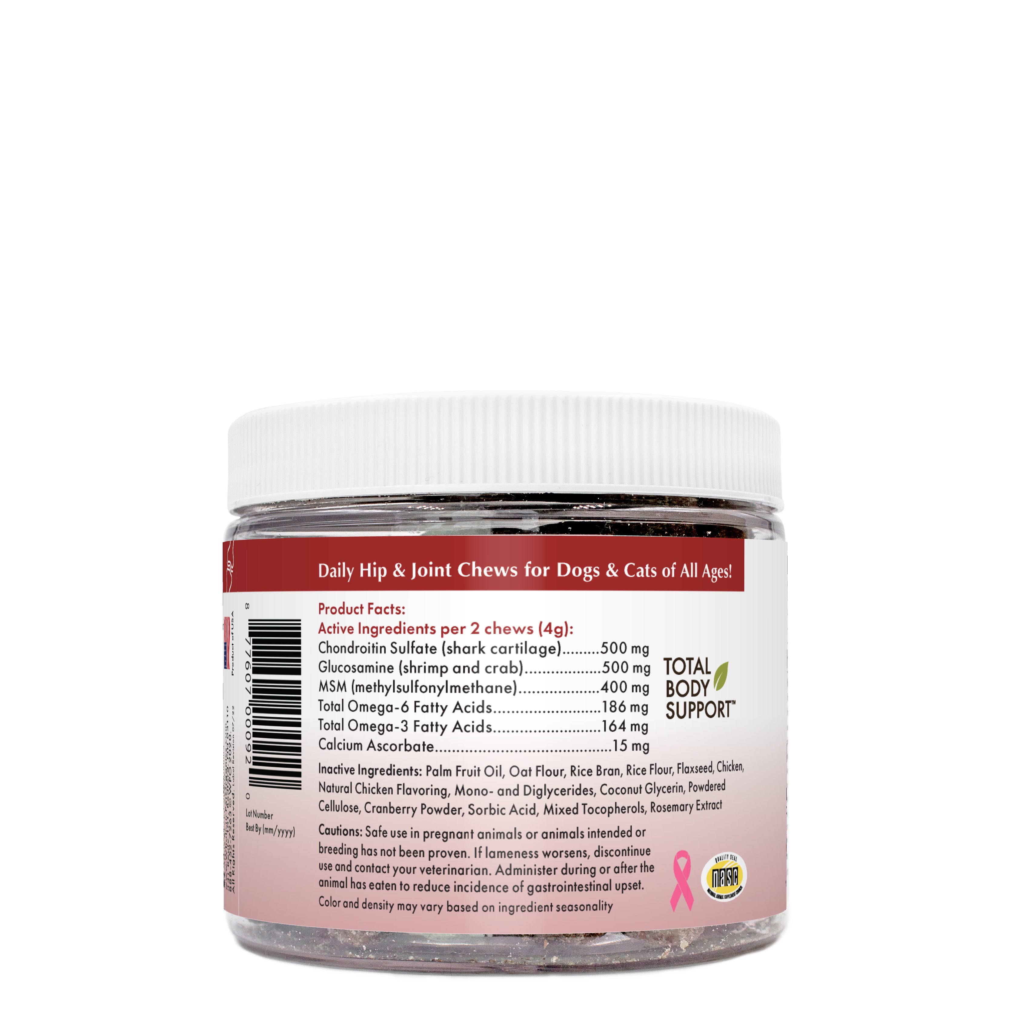 Hip & Joint Soft Chews are a synergistic blend of proven nutraceuticals and antioxidants that provide superior joint support and comfort for healthy hips and joints.