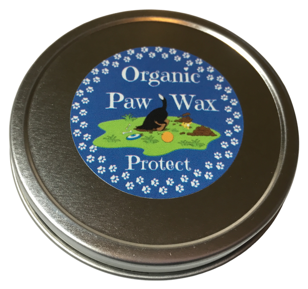 Our organic paw wax is handcrafted in small batches for ultimate quality and consistency. Use it to protect pads from drying out in the cold and snow or to heal dry and cracked pads and noses.
