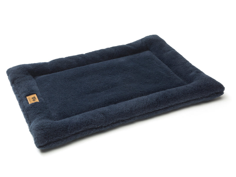 The Montana Nap Pet Bed is made of 100% eco-friendly IntelliLoft fabric and fill. It is durable, lightweight, soft, and sizes are crate-friendly. Bed can be rolled up, folded, or tossed in the car for travel ease. Perfect for use in crates, homes, offices, hotel rooms, campers, etc.