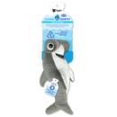 Clean Earth dog toys are made from 100% recycled plastic water bottles; including the fabric, stuffing, binding, and thread. Each toy redirects waste from up to 9 plastic water bottles from ending up in oceans, waterways, and landfills. Toy is durable, floats, and includes a built-in squeaker for added fun!