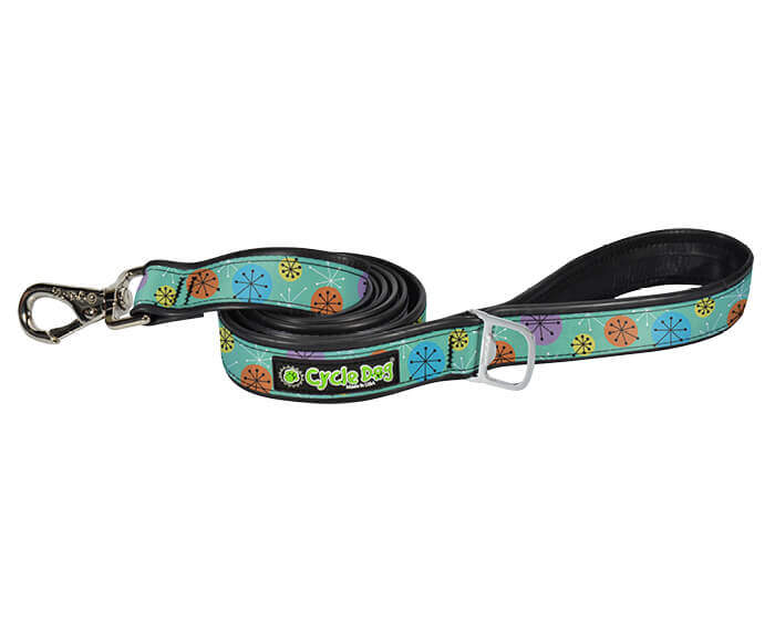 Leashes are waterproof, antibacterial, stylish, functional, durable, easy to clean, perfect for everyday use, and Made in the USA. Leashes feature a "Pup Top" bottle opener near the handle that can be used to attach an LED light or pick-up bags, and quick-snap hardware for easy collar attachment.