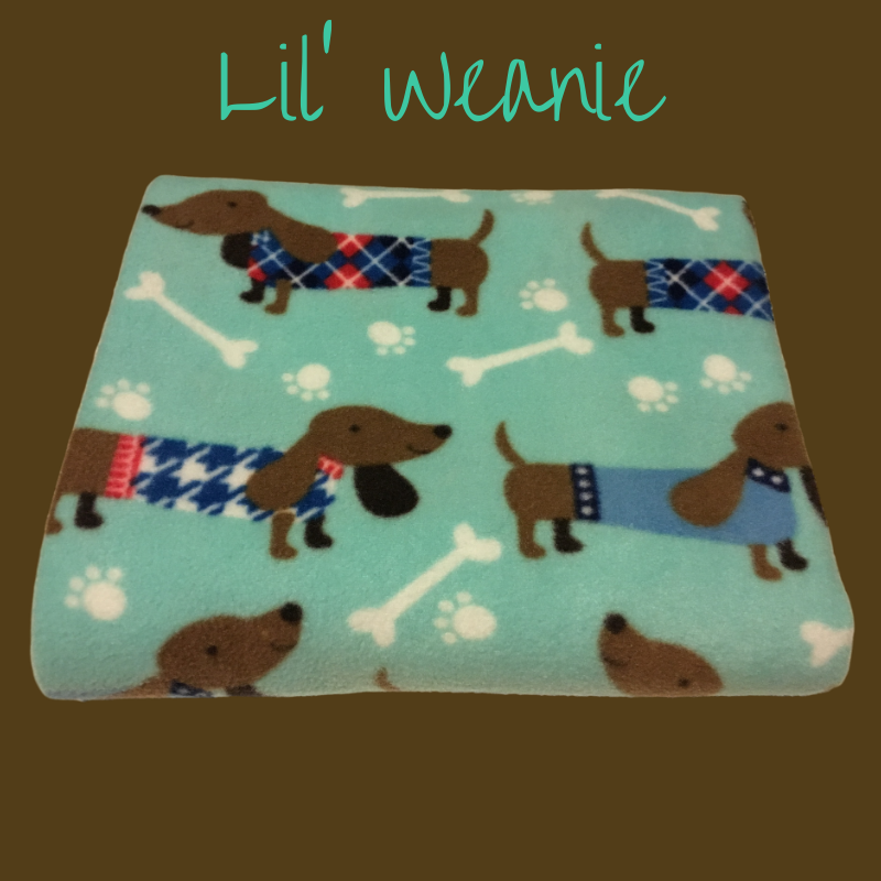 40" x 50" handmade fleece blanket for you or your pets. Blanket edges are finished.