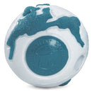 The Old Soul ball is made from the award-winning Orbee-Tuff material, which is 100% recyclable and non-toxic. Toy is made specifically for senior dogs. The high contrasting colors and natural mint oil makes it easy to find. Ball is durable, bouncy, buoyant, and perfect for tossing, fetching, and bouncing.