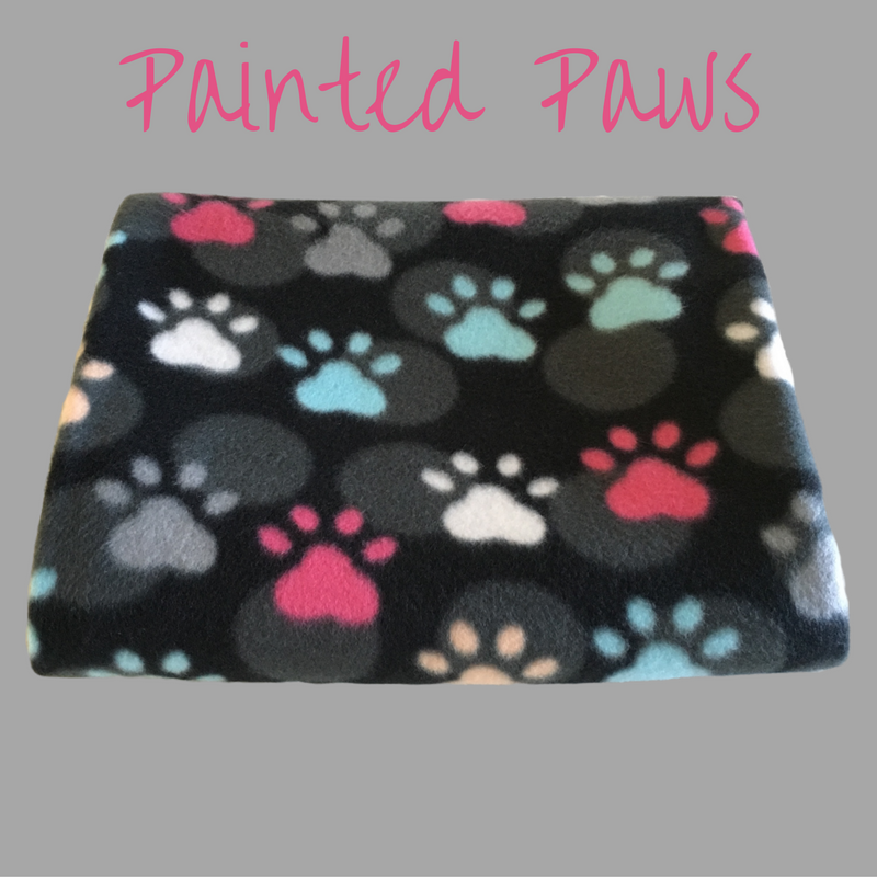 40" x 50" handmade fleece blanket for you or your pets. Blanket edges are finished.