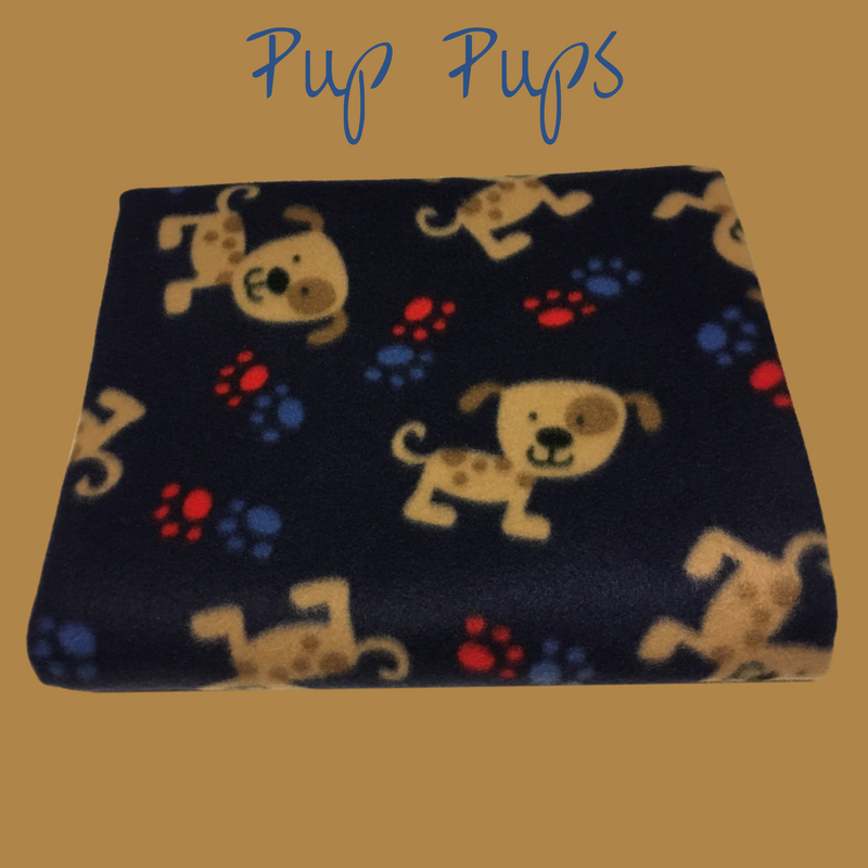 40" x 50" handmade fleece blanket for you or your pets. Blanket edges are finished.