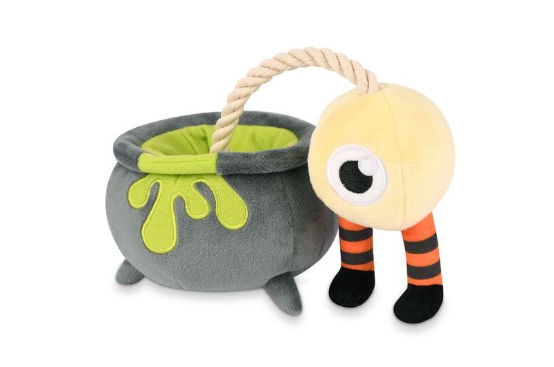 P.L.A.Y. plush dog toys are certified non-toxic, made with durable double-layered fabrics that feature reinforced stitching for extra durability, and are filled with PlanetFill® filler made from 100% post-consumer certified-safe recycled plastic bottles.