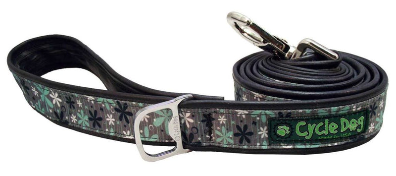Leashes are waterproof, antibacterial, stylish, functional, durable, easy to clean, perfect for everyday use, and Made in the USA. Leashes feature a "Pup Top" bottle opener near the handle that can be used to attach an LED light or pick-up bags, and quick-snap hardware for easy collar attachment.