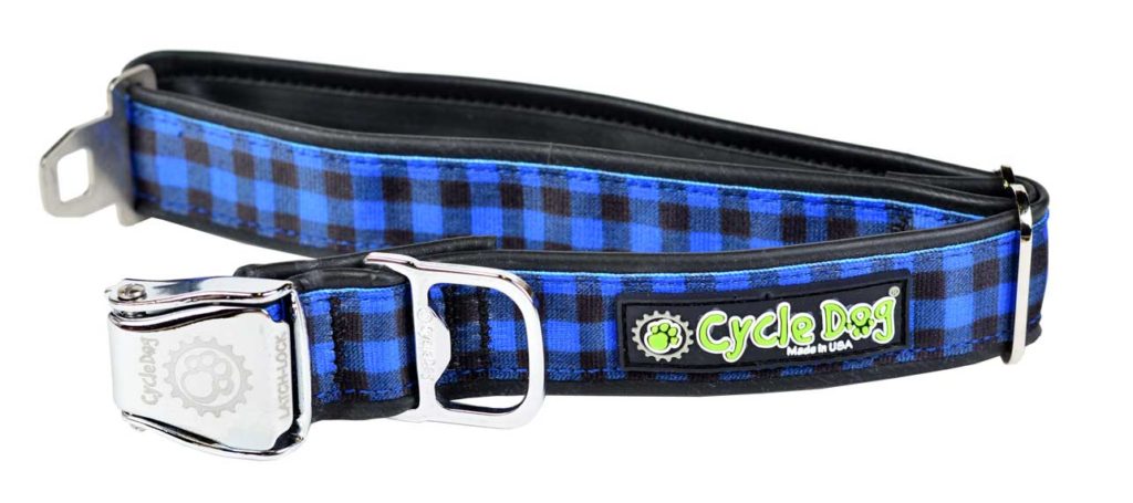 The Waterproof No-Stink Collars from Cycle Dog are stylish, functional, durable, easy to clean, perfect for everyday wear, eco-friendly, and Made in the USA. Collars feature a separate loop for I.D. tags/lights, bottle opener/leash loop, and a latch-lock metal buckle that is 4 times stronger than plastic.