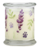 Pet House candles are hand-poured, and made from 100% natural, dye-free soy wax. Comes in an 8.5 oz. glass jar. Fragrance profile is a soothing aroma of French lavender, green tea, white lily, citrus, melon, and sage.