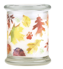 Pet House candles are hand-poured, and made from 100% natural, dye-free soy wax. Comes in an 8.5 oz. glass jar. Fragrance profile is a sweet and spicy blend of nutmeg, cinnamon, cloves, and drying leaves in the forest.