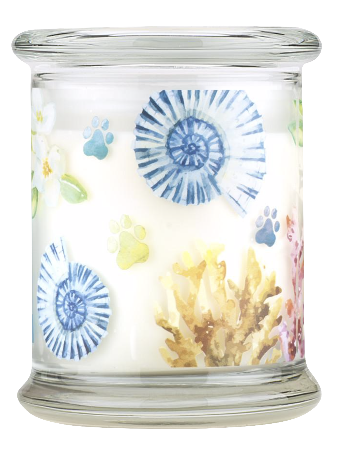 Pet House candles are hand-poured, and made from 100% natural, dye-free soy wax. Comes in an 8.5 oz. glass jar. Fragrance profile is a tranquil blend of floral accents, lemon, lime, and sweet amber musk.