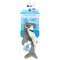 Clean Earth dog toys are made from 100% recycled plastic water bottles; including the fabric, stuffing, binding, and thread. Each toy redirects waste from up to 9 plastic water bottles from ending up in oceans, waterways, and landfills. Toy is durable, floats, and includes a built-in squeaker for added fun!