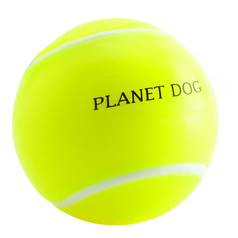 Toss that dirty old tennis ball and replace it with one made from the award-winning Orbee-Tuff material, which is 100% recyclable and non-toxic. Ball is durable, bouncy, buoyant, and perfect for tossing, fetching, and bouncing. Toy is infused with natural mint oil.