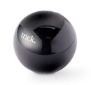 Trick ball is made from the award-winning Orbee-Tuff material, which is 100% recyclable and non-toxic. Ball is durable, bouncy, buoyant, and perfect for tossing, fetching, and bouncing. Toy is infused with natural mint oil.
