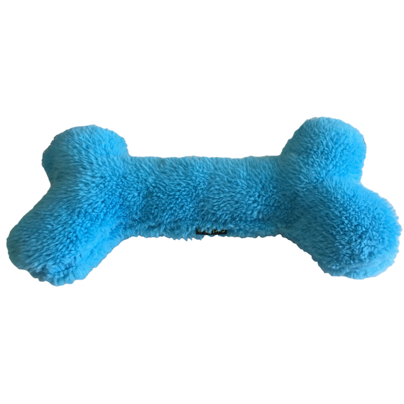 The Fuzzies! Bones are the perfect shape and size for dogs who like to carry toys around in their mouth. This durable and soft dog toy is eco-friendly and made in the USA. It features a Duraplush 2-ply bonded outer material, Stitchguard internal seams, and eco-fill recycled filling.