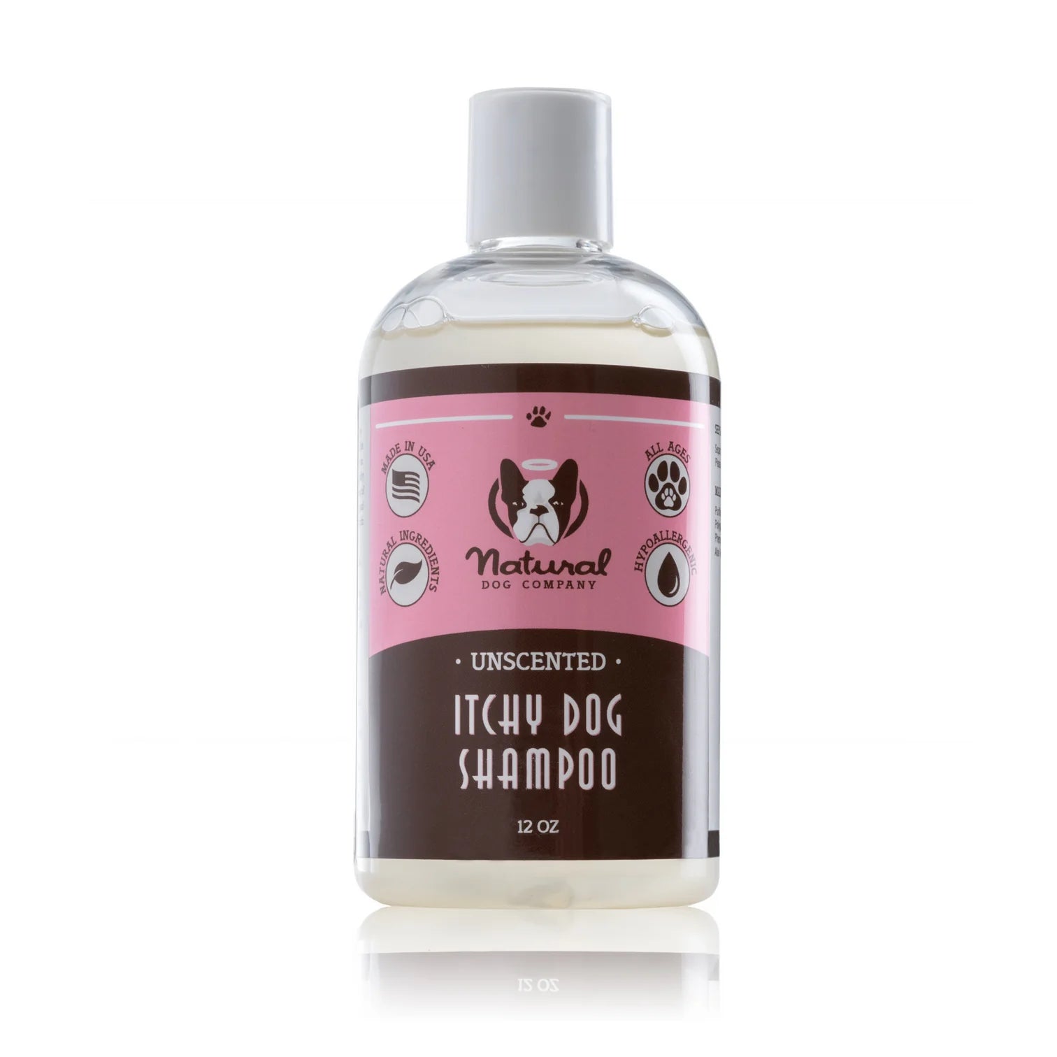 The hypoallergenic formula of the Itchy Dog Shampoo is perfect for washing away surface-level irritants while providing soothing relief to your dog's itchy skin. Made with 100% natural, pet-safe ingredients that work together to give your dog a clean coat and healthy, healed skin.