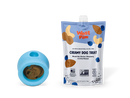 A healthy gourmet upgrade perfect for sneaking into treat toys, dressing up dinner, or rewarding the goodest boys and girls on the trail. Simple nutrition packed into a mess-free pouch for happy treating.