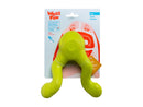 Tizzi is a cleverly designed treat toy that has multiple functions. Stuff the compartment with treats, and twist the handles together to keep your dog working to release the treats. The unique shape makes Tizzi fun to tug, shake, or fetch. The aerodynamic shape allows it fly further than typical treat toys.