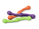 Zwig is a bendy and squishy fetching stick that combines shapes and textures to create an irresistible chew-feel with a bouncy action that keeps going even when dogs are just carrying it around. It is easy for puppies and senior dogs to grasp by mouth or hold between their paws while chewing.