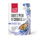 Good dogs shouldn't settle for boring biscuits! Each little cookie is slow baked in small batches and full of probiotics to support a happy belly. Flavor meets function in every bite. Treats are made in the USA with US and globally sourced ingredients.