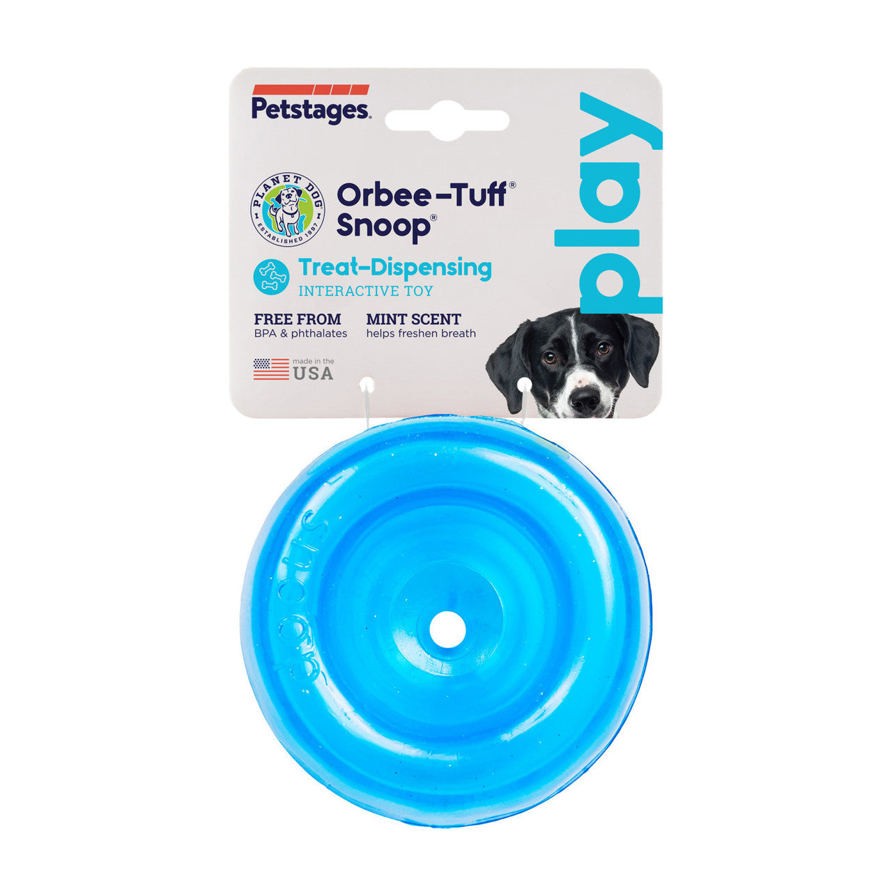 Lil' Snoop is a translucent and pliable ball with a deep crevice that conceals treats. Dogs will need to pounce, nudge, nose, and nibble the ball to release the treats hidden inside. This treat dispensing puzzle toy keeps dogs engaged, drives brain stimulation, and promotes self-play.