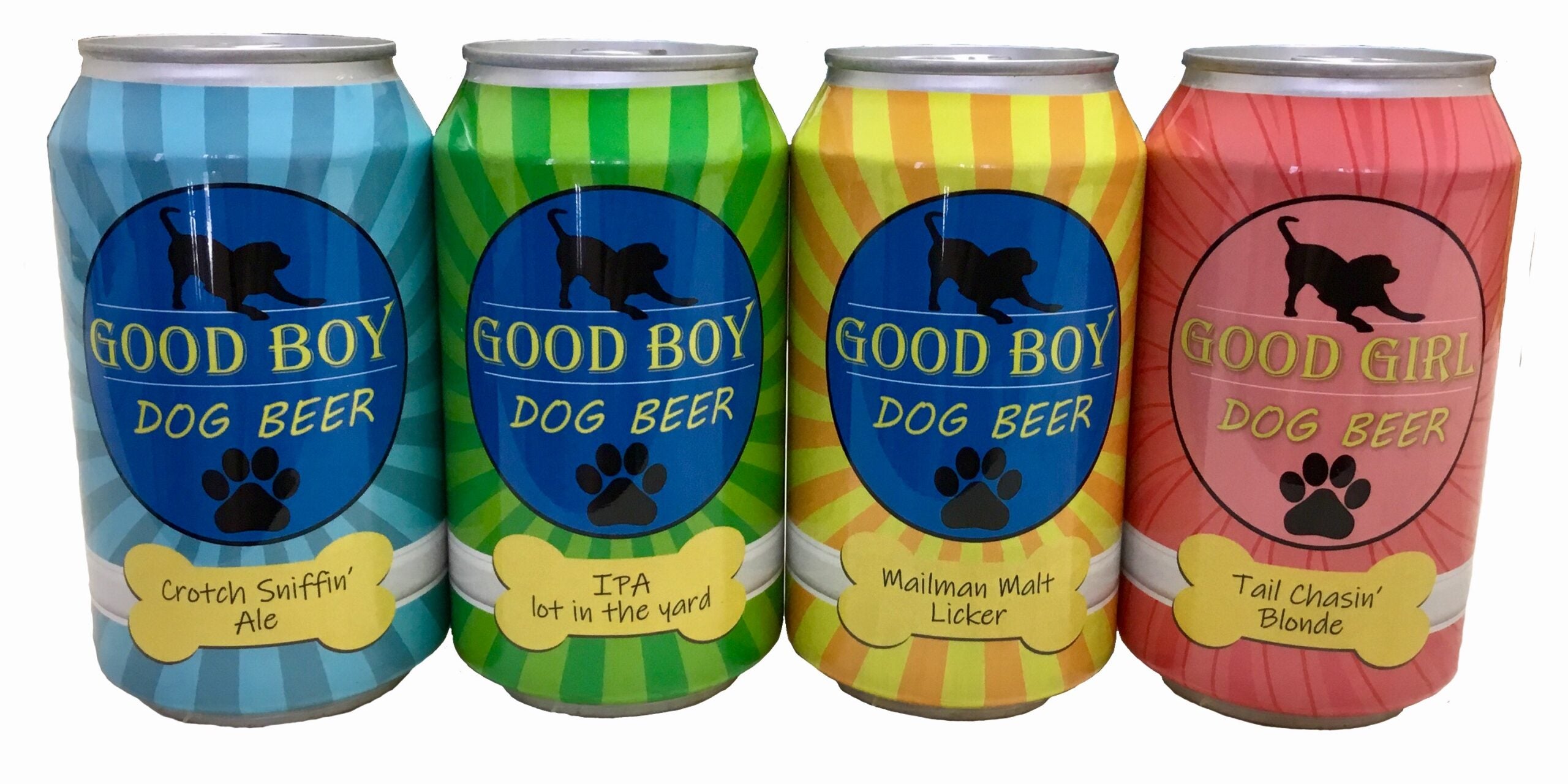 Good Boy Dog Beer is an all-natural brew for dogs. Each brew contains different fresh ingredients cooked down into a refreshing and healthy treat for your best friend. Beer is non-alcoholic and designed to be good for your dog's digestive system.