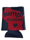 High-quality, brightly colored can koozies with cute Wisconsin sports themed designs made with sparkly vinyl.