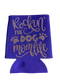 High-quality, brightly colored can koozies with cute dog designs made with sparkly vinyl.