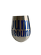 Stemless wine glasses with Wisconsin sports themed designs made with sparkly vinyl. Glasses have a sleek and elegant design, and are made from food-grade stainless steel. These heavy-duty glasses are shatterproof and have a weighted base, making them tip resistant.