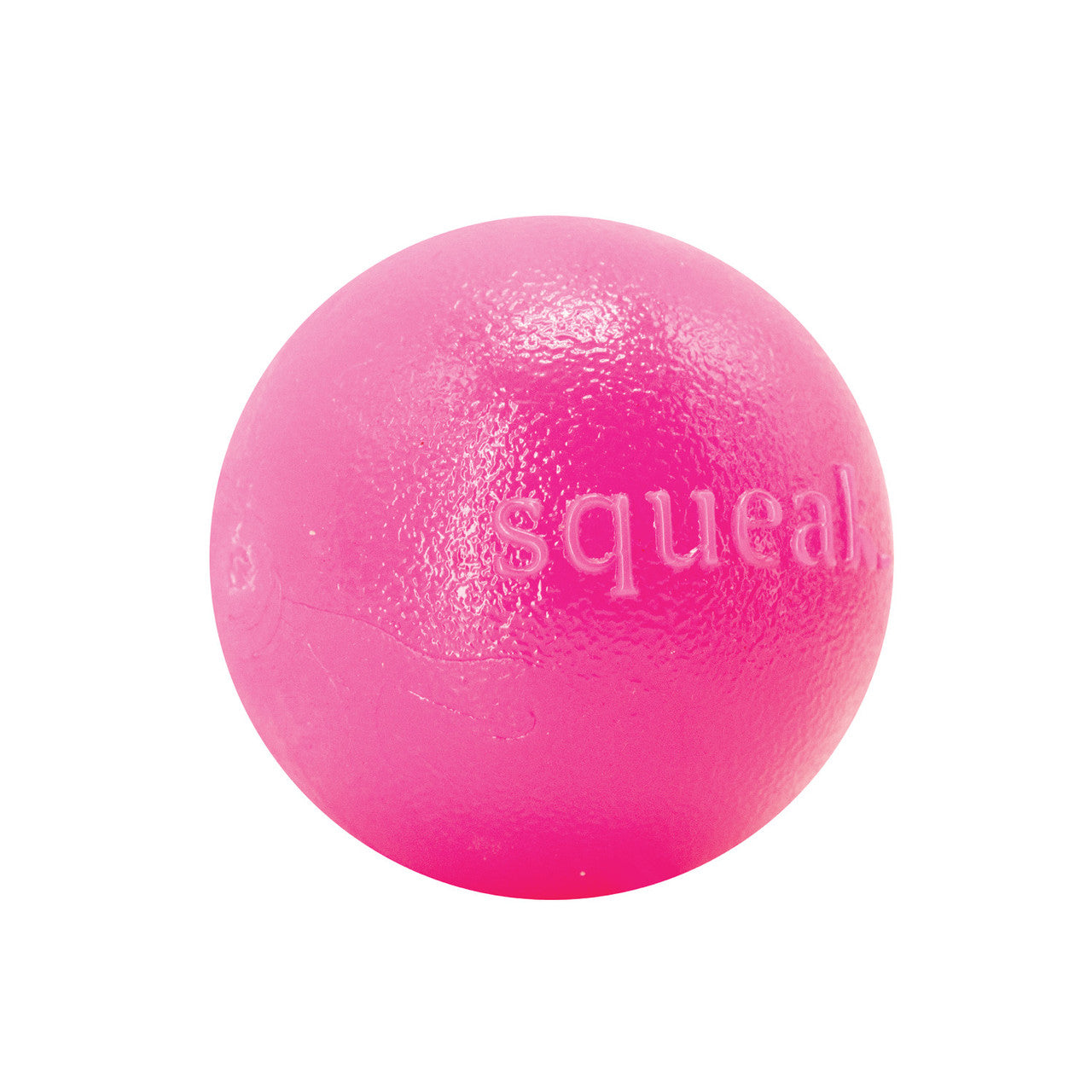 Squeak ball is made from the award-winning Orbee-Tuff material, which is 100% recyclable and non-toxic. Ball is ultra-durable, bouncy, buoyant, and perfect for tossing, fetching, and bouncing. Takes a powerful chewer to make Squeak ... squeak! Toy is infused with natural mint oil.