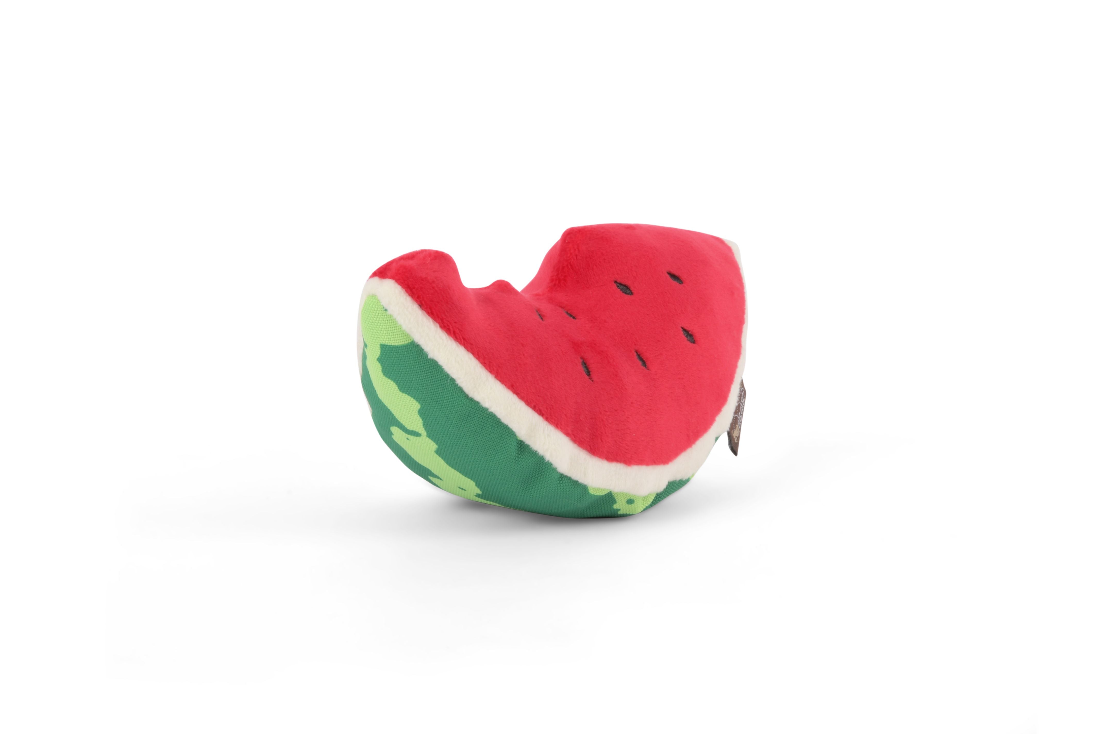 P.L.A.Y. plush dog toys are certified non-toxic, made with durable double-layered fabrics that feature reinforced stitching for extra durability, and are filled with PlanetFill® filler made from 100% post-consumer certified-safe recycled plastic bottles.