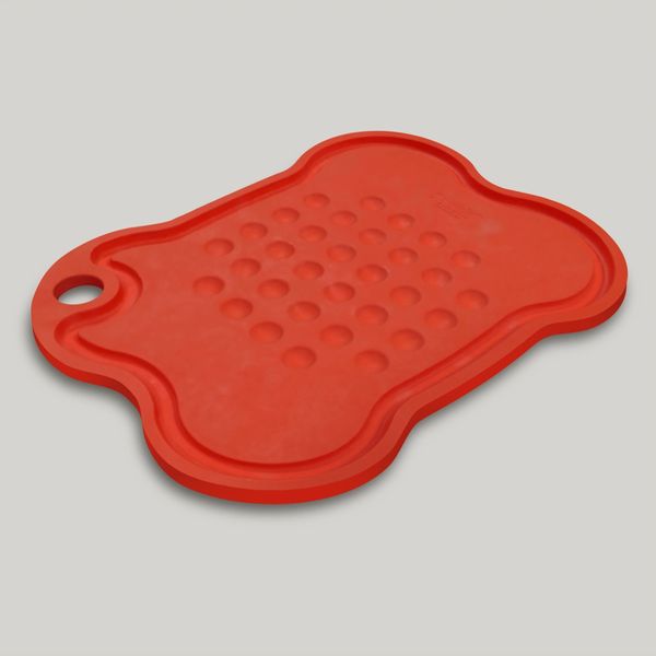 The Original "mine" Pet Platter is designed to unleash the instinctive eating behavior of your dogs and can be used with any type of pet meals. Platter is knife and utensil safe, so it can be used for meal prep. Product is 100% designed, sourced, and made in the USA.