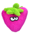 The Duraplush Strawberry dog toy is durable, soft, eco-friendly, and made in the USA. It features a Duraplush 2-ply bonded outer material, Stitchguard internal seams, and eco-fill recycled filling. Toy does not contain an internal squeaker.