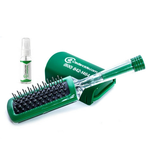 The Cedarcide Flea & Tick Brush is designed to evenly dispense Cedarcide Original and Tickshield on to your pets to protect them against fleas and ticks.
