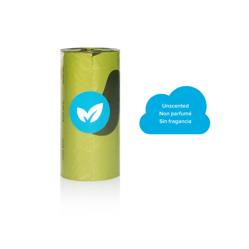 Earth Rated® pet waste bags are 100% guaranteed leak-proof and extra thick to cover the unpleasant "poop" odor.