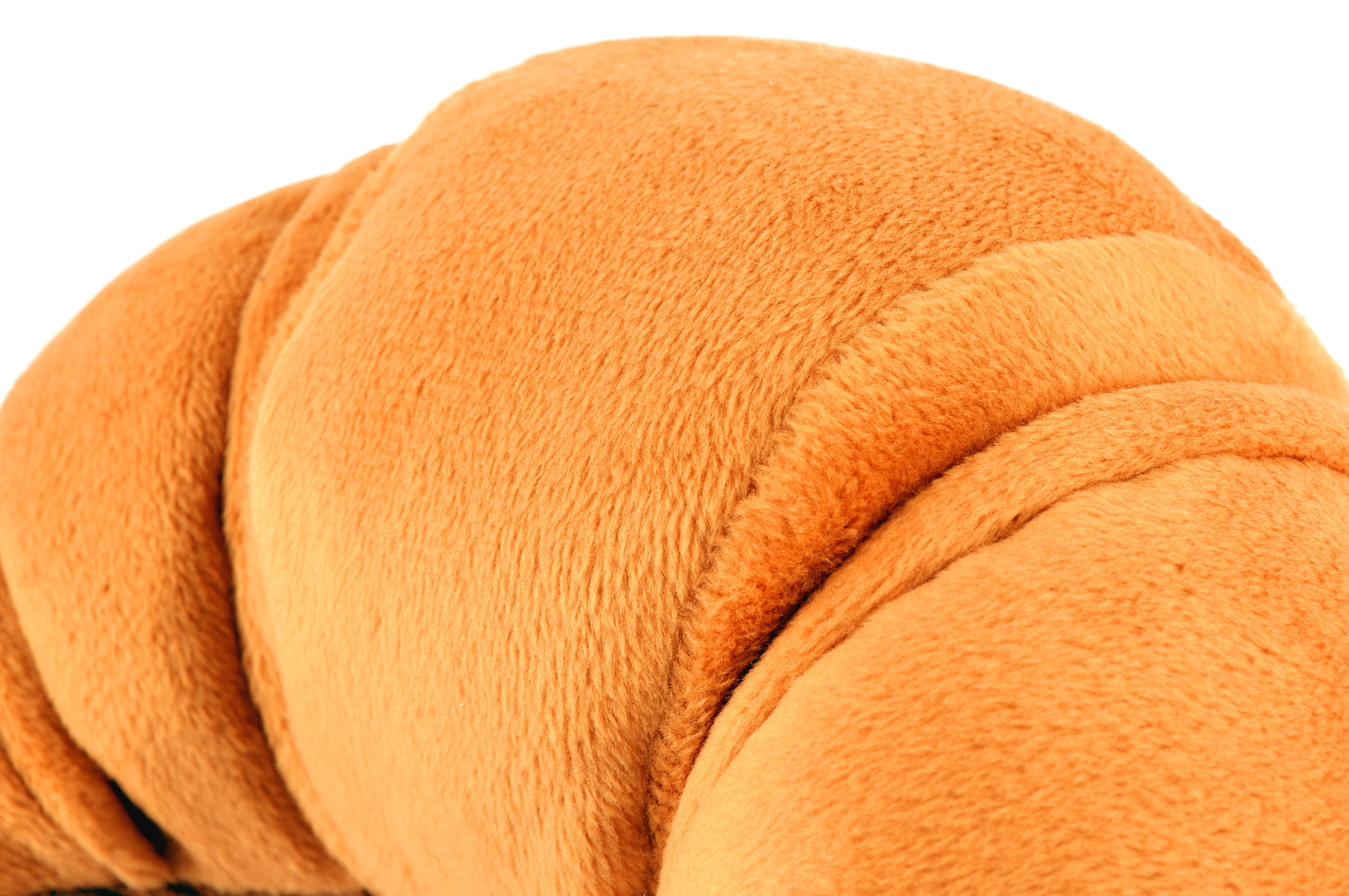 P.L.A.Y. plush dog toys are certified non-toxic, made with durable double-layered fabrics that feature reinforced stitching for extra durability, and are filled with PlanetFill® filler made from 100% post-consumer certified-safe recycled plastic bottles.